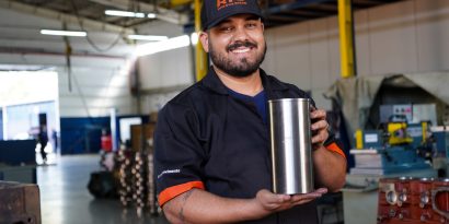 instalação de camisas de cilindro