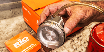 aplicação dos anéis de pistão