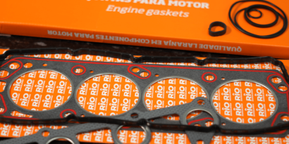 instalação das juntas de cabeçote