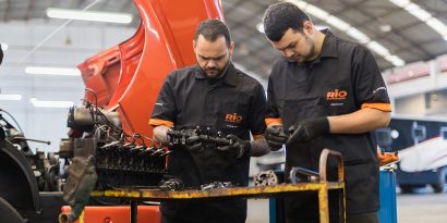 manutenção preventiva do caminhão